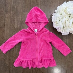 NWOT Gerber Pink Hooded Swim Coverup - 18m